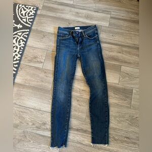 MOTHER Dark Blue Women's Jeans